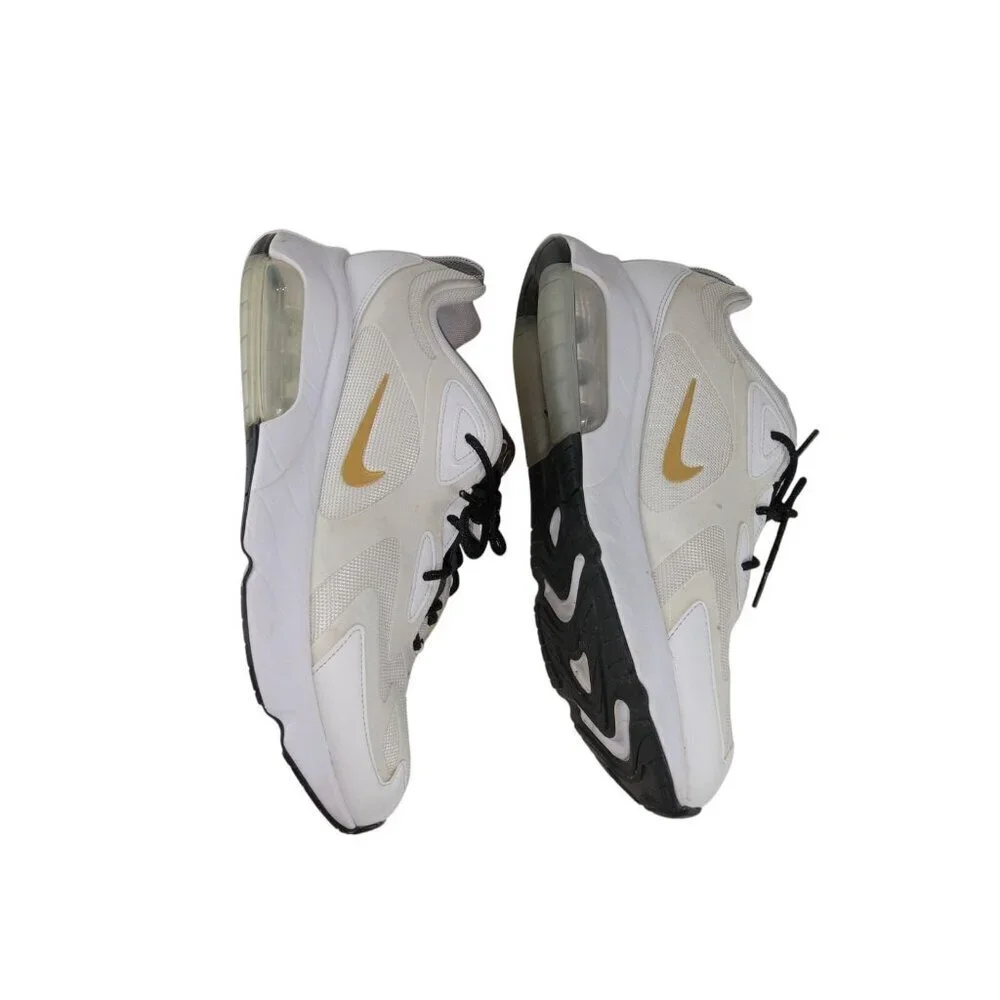 Nike Womens Air Max 200 AQ2568-102 White Running Sneakers Size 11 No‎ Insole